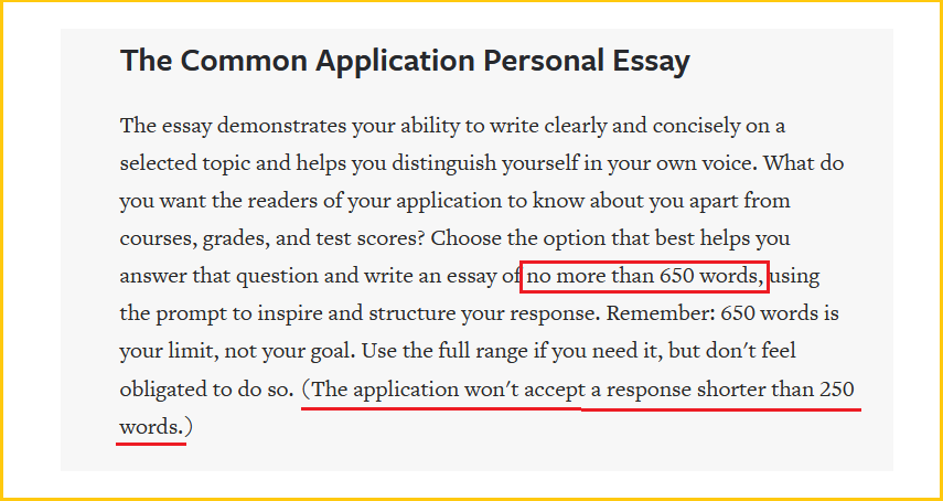 how should you structure a college essay